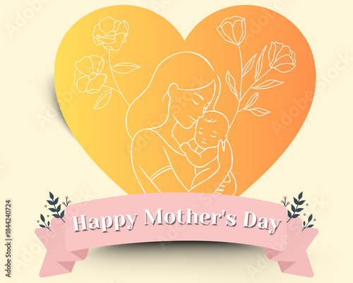 Happy Mother's Day greeting card 