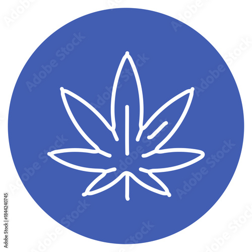 Marijuana icon vector image. Can be used for Addiction.