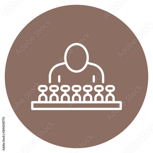 Obsessive Behavior icon vector image. Can be used for Addiction.