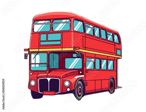 london bus vector illustration