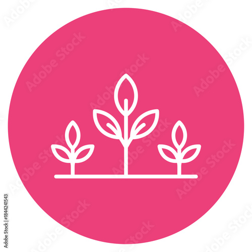 Green Plants icon vector image. Can be used for Coworking Space.