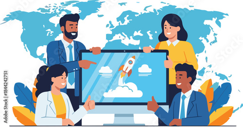 Global Business Team Collaborates on Innovative Startup Launch, Driving Digital Success and International Growth with Technology Solutions