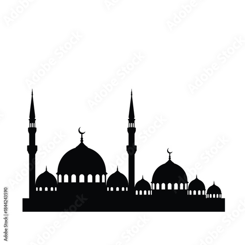 Islamic Design Asset Mega-Bundle: Halal Certification Seals, Mosque Silhouettes, Ramadan Ornaments, and Prayer Icons