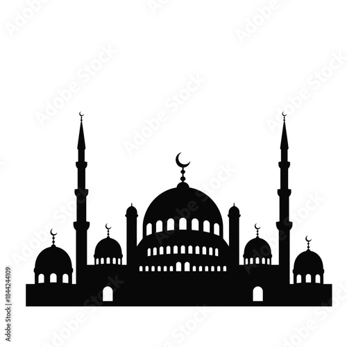 Islamic Design Asset Mega-Bundle: Halal Certification Seals, Mosque Silhouettes, Ramadan Ornaments, and Prayer Icons