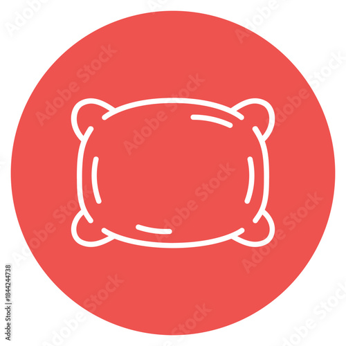 Baby Pillow icon vector image. Can be used for Maternity.
