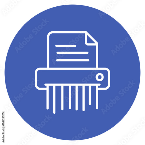 Document Shredder icon vector image. Can be used for Crime Investigation.