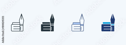 Author Multiple Style Icon Collection