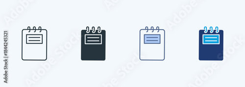 Notebook Multiple Style Icon Collection