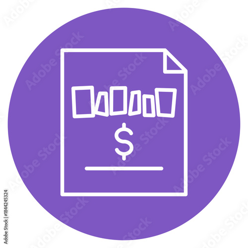 Ransom Note icon vector image. Can be used for Crime Investigation.