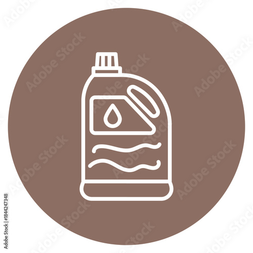 Color-Safe Bleach icon vector image. Can be used for Laundry.