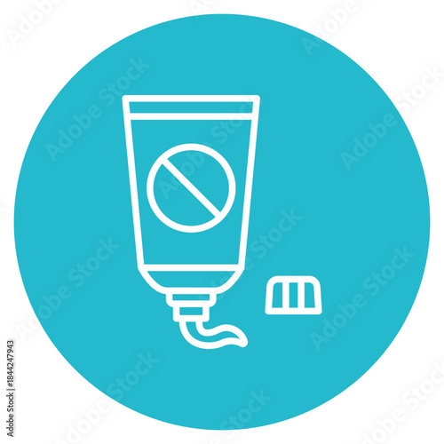 Antifungal Cream icon vector image. Can be used for Dermatology.