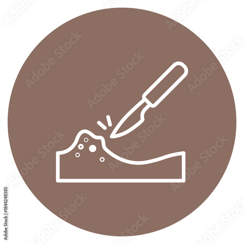 Wart Removal icon vector image. Can be used for Dermatology.