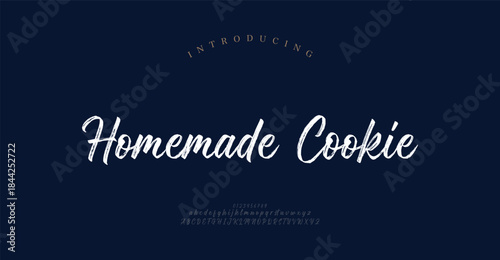 Script Luxury font alphabet logo. Typography beautiful fashion elegant classic letters serif italic fonts decorative wedding vintage blossom logos. vector illustration
