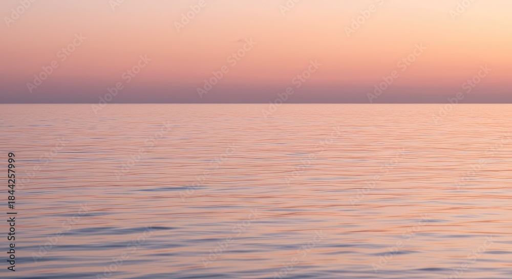 Fototapeta premium Blurry sunset over water