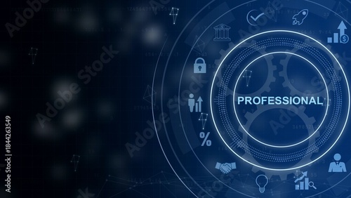 Business Concept. Professional Development. 3d illustration