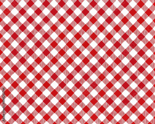 Classic red and white checkered pattern fills the entire frame of the image