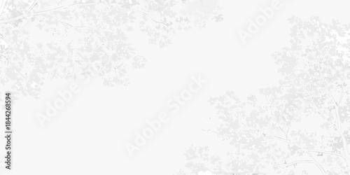 Delicate branches with sparse foliage create a calming minimalist background