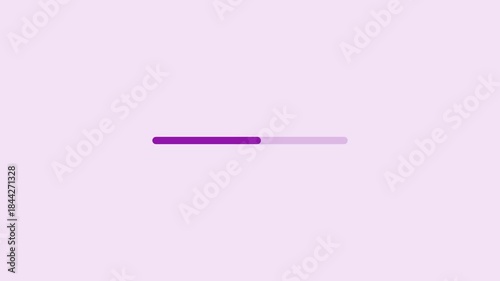 Universal Animated Progress Bar and Loading Indicator Element for Tech, Web, and Digital Concepts.