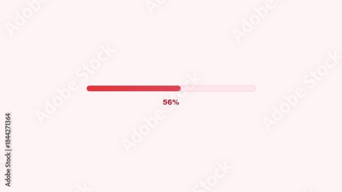 Universal Animated Progress Bar and Loading Indicator Element for Tech, Web, and Digital Concepts.