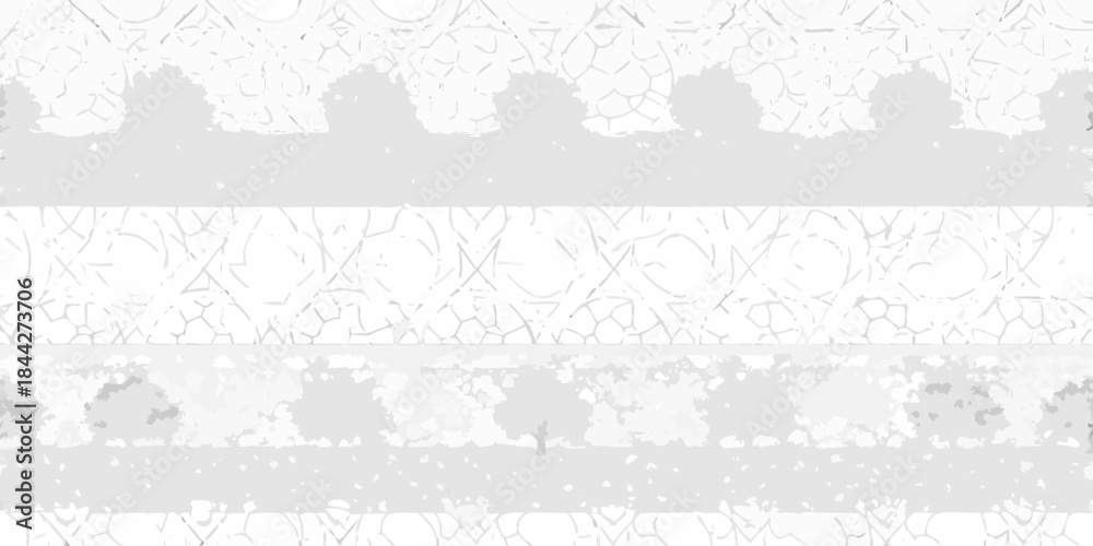 Fototapeta premium A grayscale image depicting a line of trees against a patterned sky