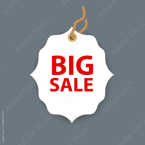 Promotional Sale Tag, vector badge template off sale label symbol 