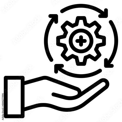 Healthy, society, protection, service, emergency, doctor, treatment, medical, report, diagnosis, health, prevention, icon vector illustration