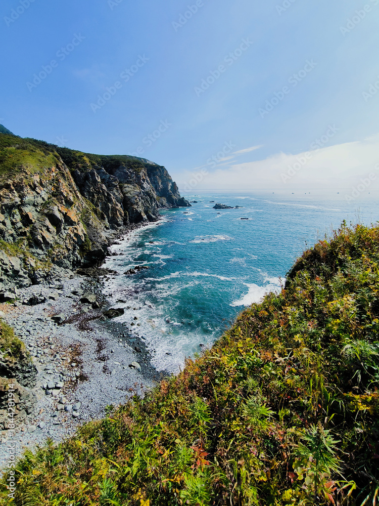 Fototapeta premium view of the coast