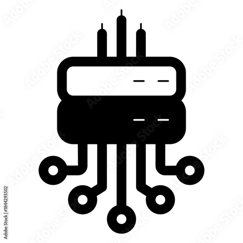 big data storage icon