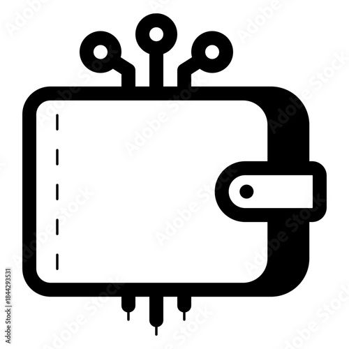 digital wallet technology icon
