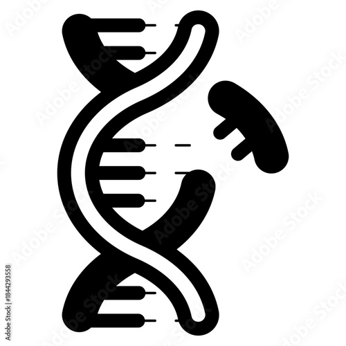 DNA genetic engineering icon