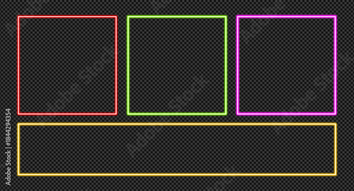 modern ui placeholder layout, neon outline boxes, minimal dashboard wireframe, editable content frames, abstract interface design