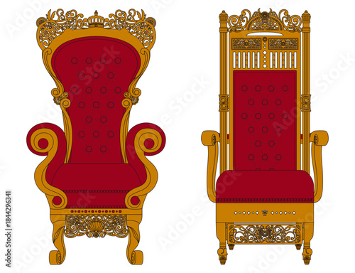 豪華な椅子