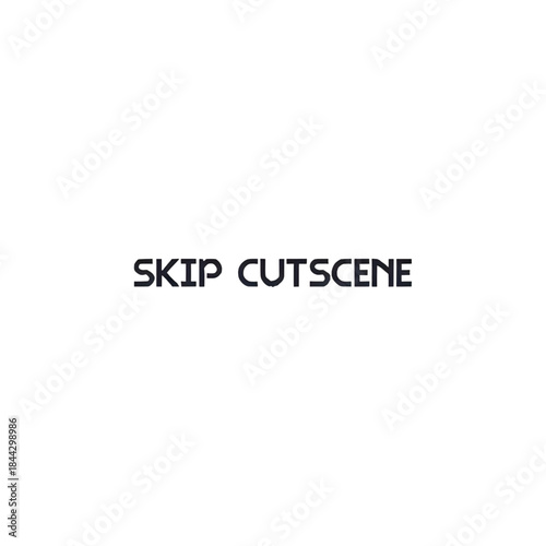 Gaming Interface: Skip Cutscene Prompt