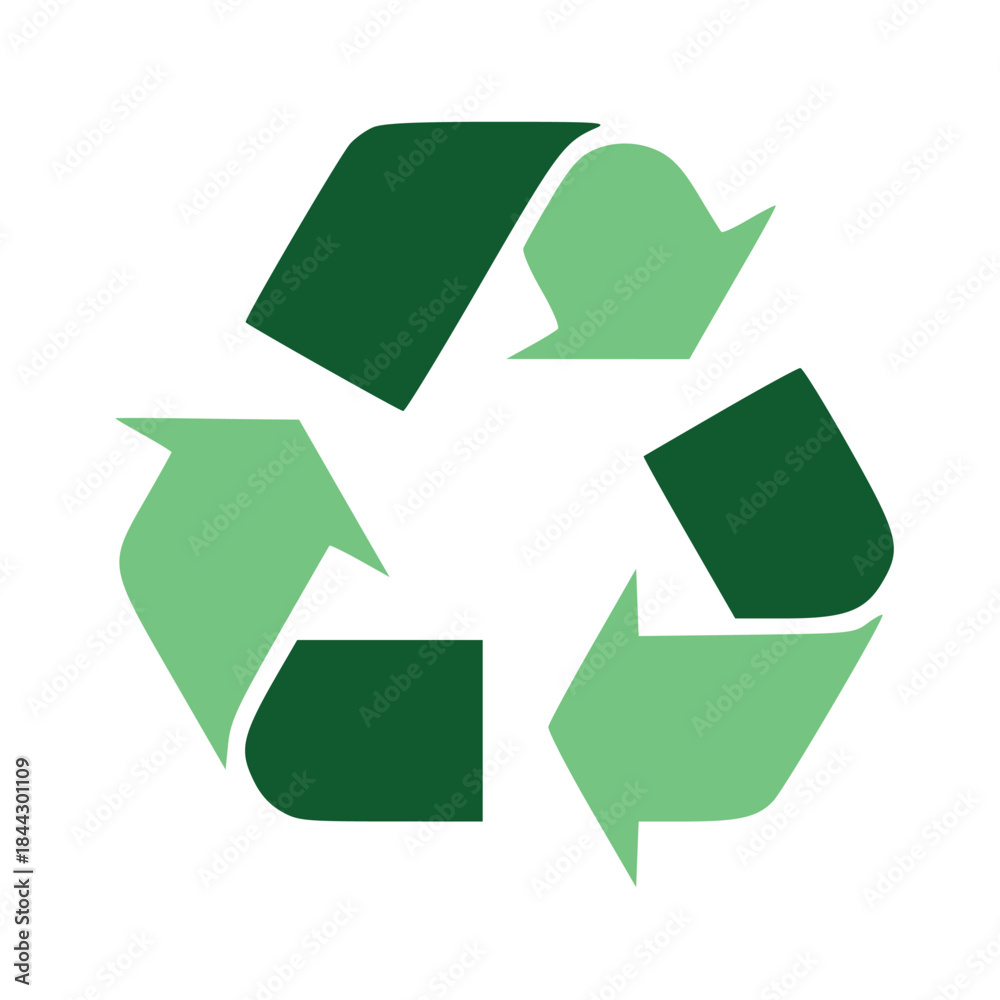 Obraz premium Recycle Symbol of Environmental Conservation: The universal recycle symbol. Illustrating the concept of recycling and environmental awareness.