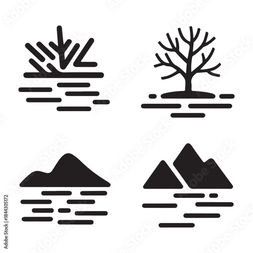 Winter skating sport silhouette icon for outdoor seasonal recreation