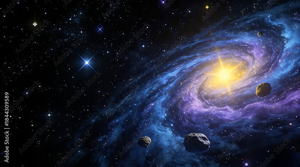 Fototapeta premium Spiral Galaxy Core