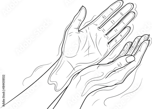 Hand Washing Illustration