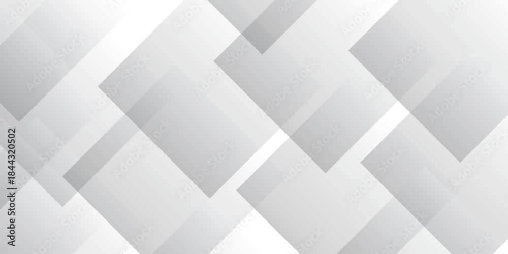 Fototapeta premium Abstract seamless modern white and gray technology concept geometric line. vector gradient lines geomatics retro pattern triangle shape tech web business template texture background .