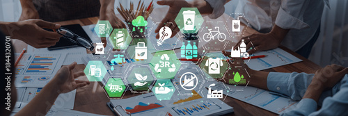 Foto Reuse, reduce, and recycle form the 3R concept that supports sustainability