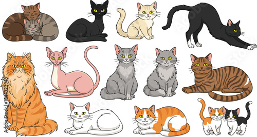 Set of Office Chair Workout and Stretching Exercises. Vector Illustration of Business People Practicing Quick Exercises at Desk.