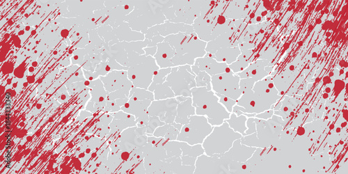 straight red ink vector lines pack. bloody color long and round hand drawn brushstroke text highlights, frames, circles. asian calligraphy brushstroke set.eps.10.