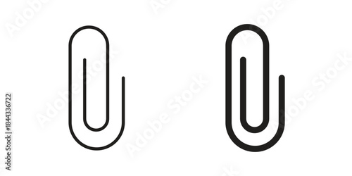 Clip icons Symbol, logo illustration. icon concept for web design