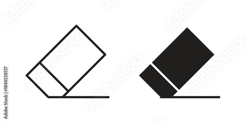 Eraser icons Symbol, logo illustration. icon concept for web design