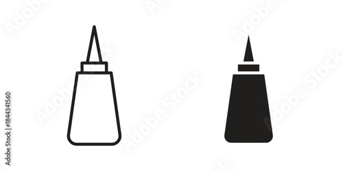 Glue icons Symbol, logo illustration. icon concept for web design