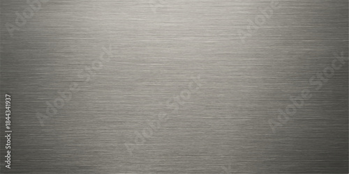 Brushed metal texture pattern of silver aluminum alloy plate