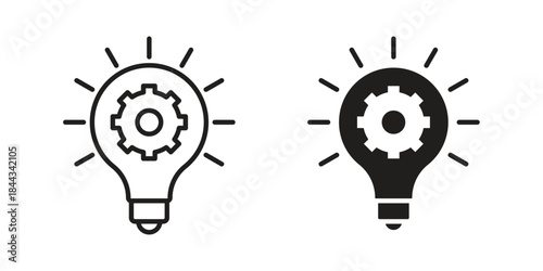 Idea icons Symbol, logo illustration. icon concept for web design