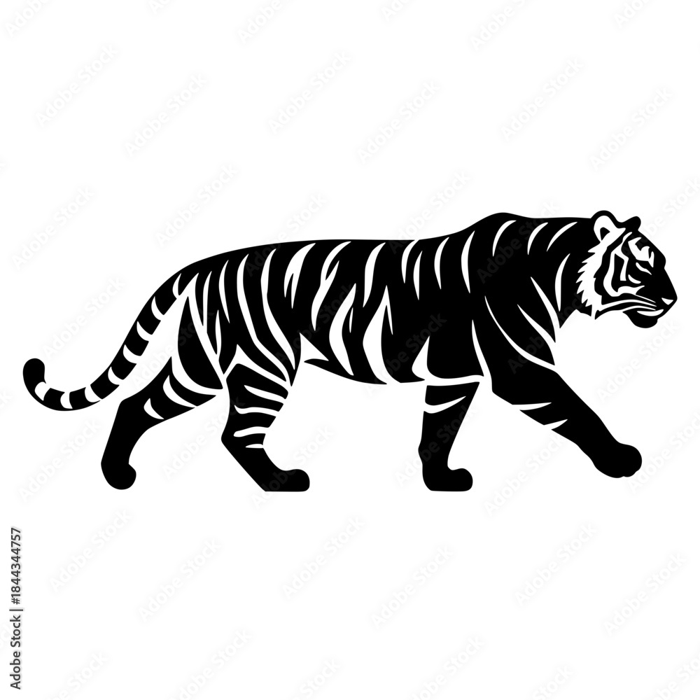Fototapeta premium tiger vector illustration