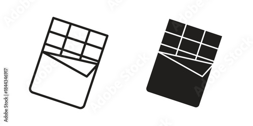 Chocolate icons logo design, Pictogram Icons