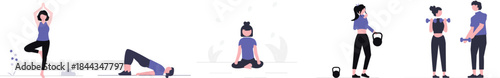 Peaceful Meditation Woman Mindfulness Yoga Sitting Pose Mental Calm Lifestyle Concept