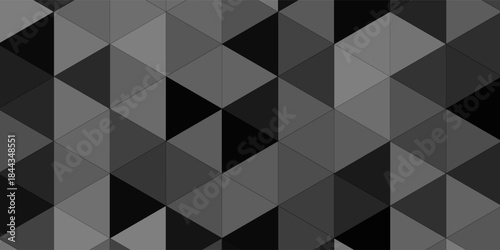 Abstract grit metal smooth dark crystal low polygon backdrop origami paper technology polygon paper triangle mosaic texture diamond wallpaper background.